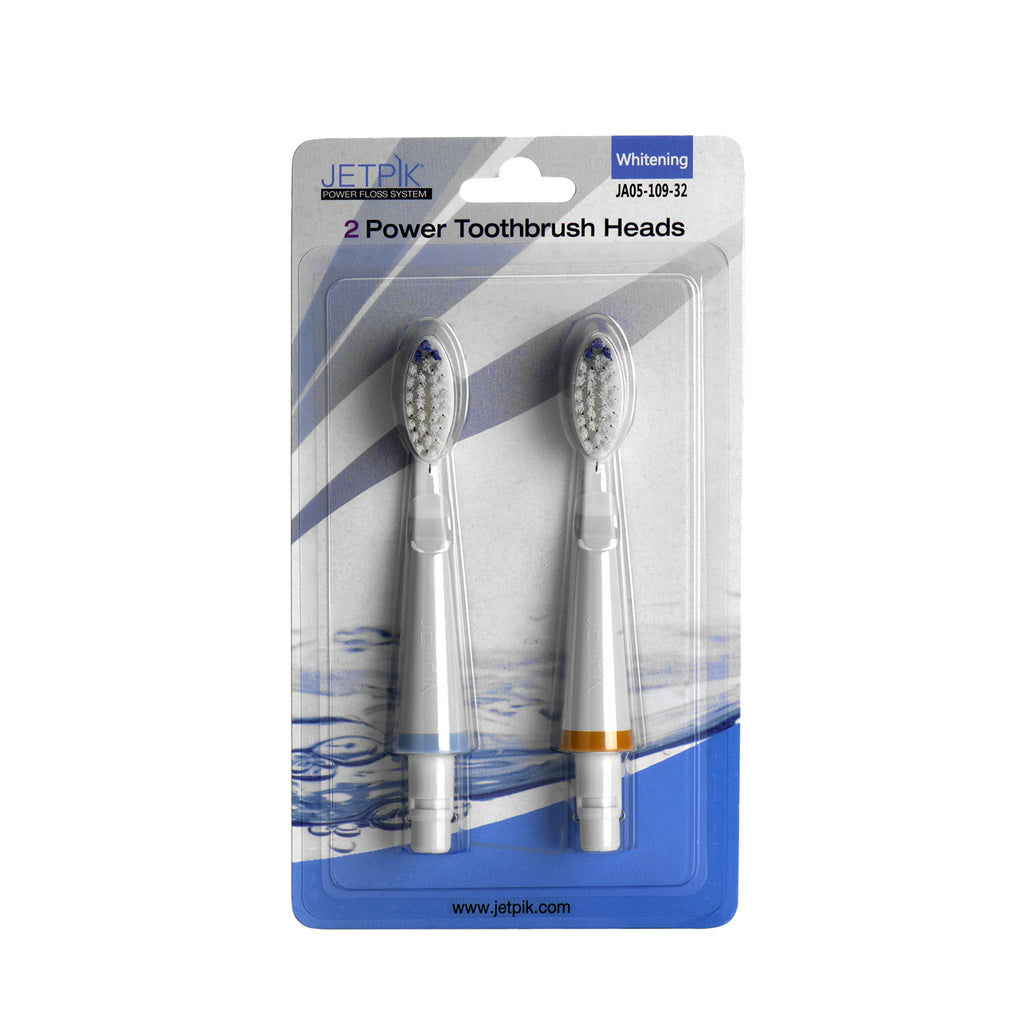 JETPIK Whitening Sonic Toothbrush Tip, 2-pack